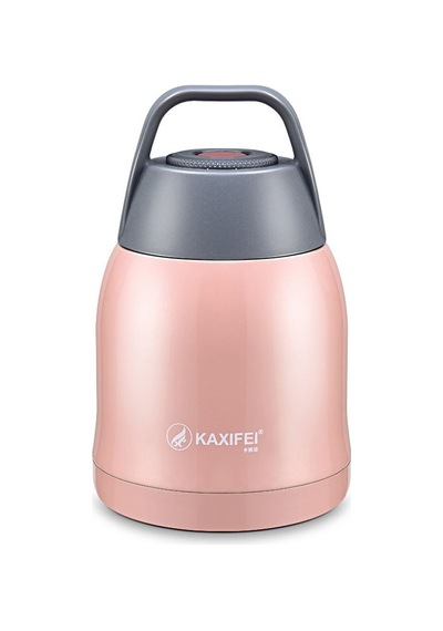 Pembe 304 Çelik 600 Ml Vakum Yemek Mama Saklama Termosu Sefertası Pembe