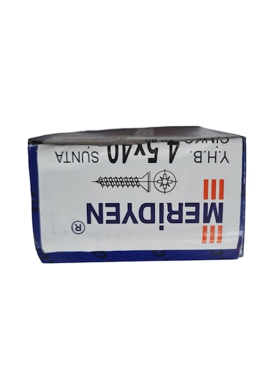 Meridyen Sunta Vidası 4.5 x 40 mm (Kutu İçinde 200 Adet Bulunmakt