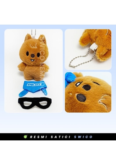 Agoodshop Stray Kids Temalı Skzoo Peluş Anahtarlık - Wolf Chan