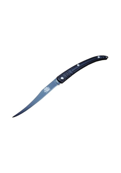 Y 122 Siyah Kılçık Outdoor Çakı 16cm - Manuel, İşlemeli Sap Çok Renkli