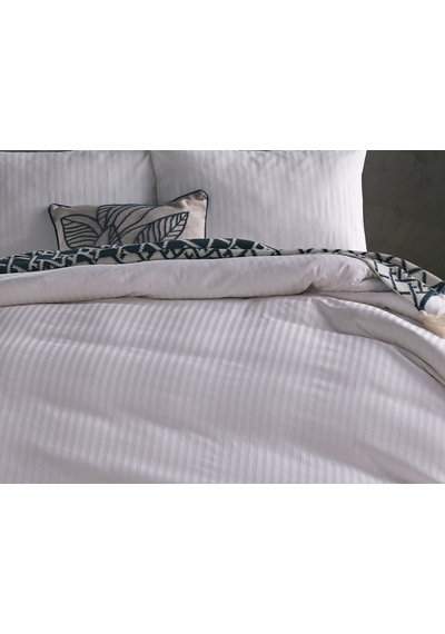 Saten Artline Nevresim Takımı Çift King Size - Beyaz