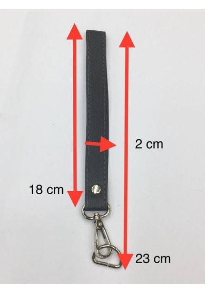Karantuhafiye Çanta El Tutacağı / Deri Çanta Elcik Füme Füme