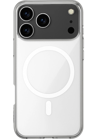 Apple Apple iPhone Uyumlu  17 Pro Max Kılıf Magneticsafe Şeffaf Silikon - Şeffaf