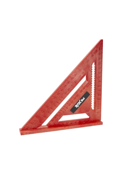 Rox Wood 0022 Abs Plastik Üçgen Marangoz Gönye 175   Mm