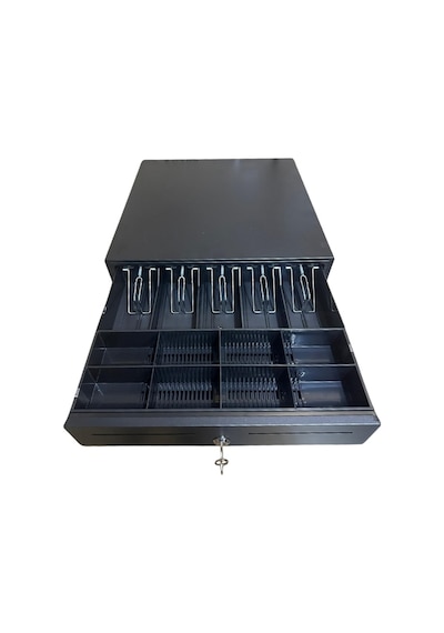 Dbpos Nt-335 Metal Para Çekmecesi 5 Gözlü Plastik Alt Tabla Cm 41 X 41 X 11 Cm