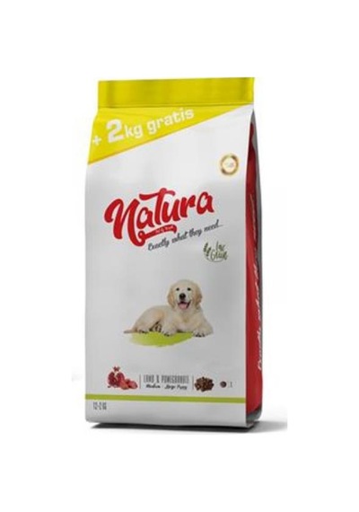 Natura Premium Kuzu Etli Narlı Düşük Tahıllı Yavru Köpek Maması 12 +2 Kg