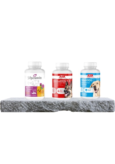 Purecanpati Köpek Vitamin Tüy Bakım Destek Seti Silycumin Dermado