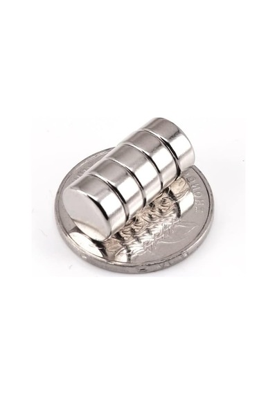 10 Adet 15x3 Mm Yuvarlak Güçlü Neodyum Mıknatıs Çap 15 Mm Kalınlık 3 Mm