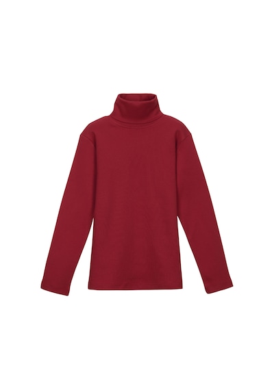 Lovetti Kırmızı Kız Çocuk Tam Balıkçı Uzun Kol Tişört 1022K014 Kırmızı