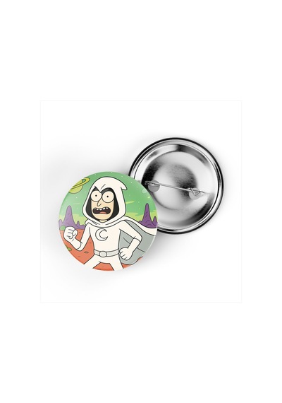 Moon Knight - 44 Mm İğneli Çanta Rozeti - 5 Adet Diğer