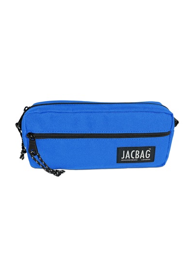 Jacbag Dual Zıp-iki Fermuarlı Kalemkutu - Saks Saks