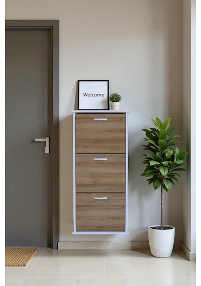 Eliusta Soren 3 Düşer Kapaklı 52 Cm Meşe Ayakkabılık 52x114x26 Cm Asma 6 Bölmeli Ayakkabılık Meşe Eliusta Soren 3 Düşer Kapaklı 52 Cm Meşe Ayakkabılık 52x114x26 Cm Asma 6 Bölmeli Ayakkabılık Meşe