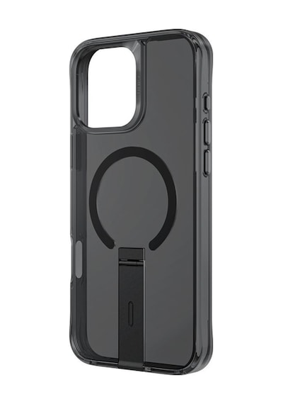 Apple Uyumlu iPhone 16 Pro Kılıf Eleva Serisi Standlı Magsafe Özellikli Magclick Premium Kılıf Black