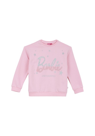 Barbie Pembe Kız Çocuk Relaxed Baskılı Sweatshirt Brb6wg-swt6602