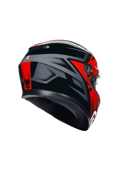 Agv Kask/k3 Mplk Compound Balck Red Çok Renkli