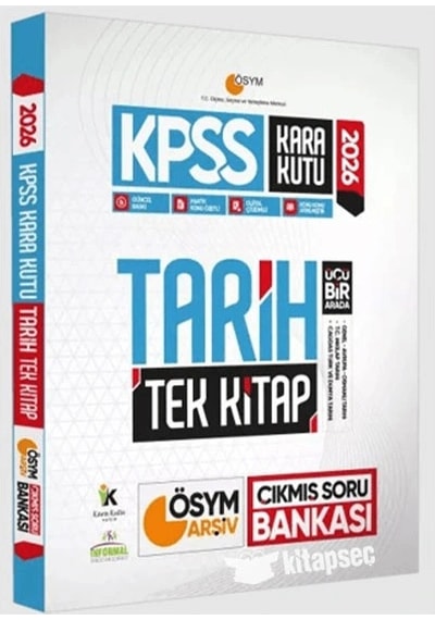 İnformal 2026 Kpss Karakutu Tarih Çıkmış Soru Bankası 3 Ü Birarada