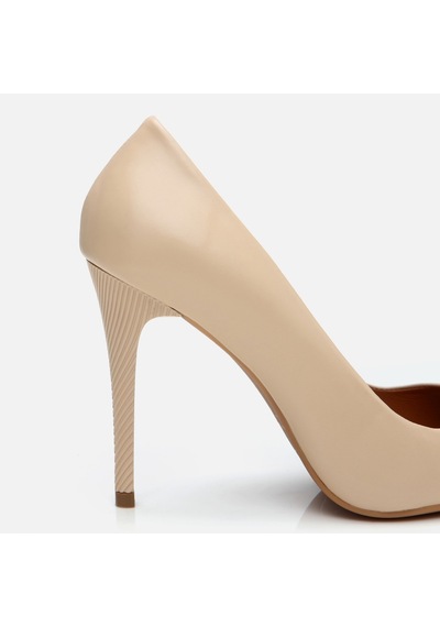 Hotiç Kadın Deri Pudra Yüksek Topuklu Stiletto 01ayh304170a310 Bej-beıge Bej