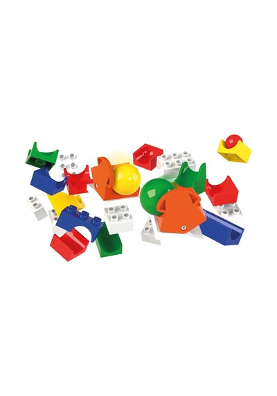 Hubelino Marble Run Dönemeç Genişletme Seti 43 Parça 420497