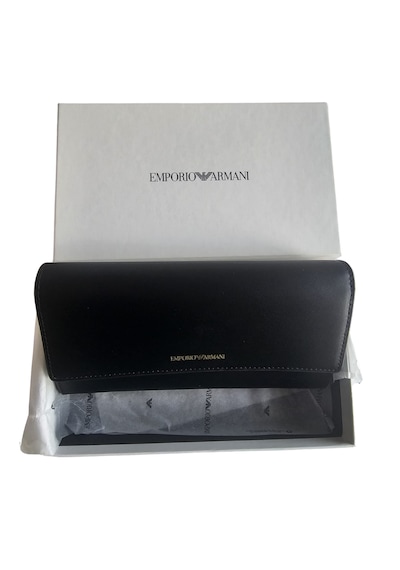 Emporio Armani Kadın Cüzdan Düz Siyah