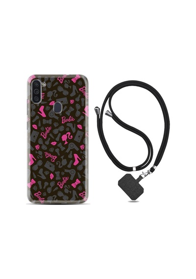 Samsung Uyumlu Galaxy A11 Kılıf Ipli Askılı Barbie And Shoes 1413