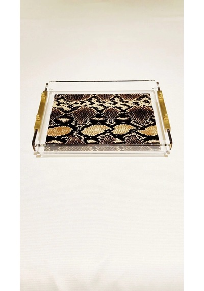 Snake Tray -s- Yılan Desenli Dekorasyon Ve Sunum Tepsisi