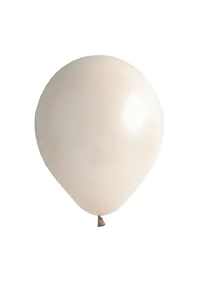 20 Adet 5 İnç 13 Cm Pastel Kum Beji Balon Doğum Günü Süsleme Bej