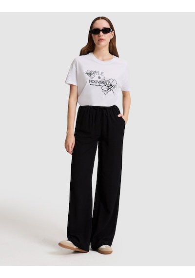Pierre Cardin Kadın Siyah Pantolon Kanvas-chino 50329149-vr046
