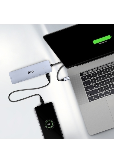 Juo MT03352 Type-c 5gbps 100w 4k 60hz Hdmı Gigabit Ethernet Dönüştürücü Usb 3.2 Çokayıcı Hub