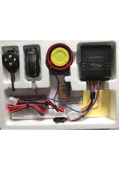 Motosiklet Alarm-Uzaktançalıştırma Seti Pil Destekli-Motor Alarmı N11.3457