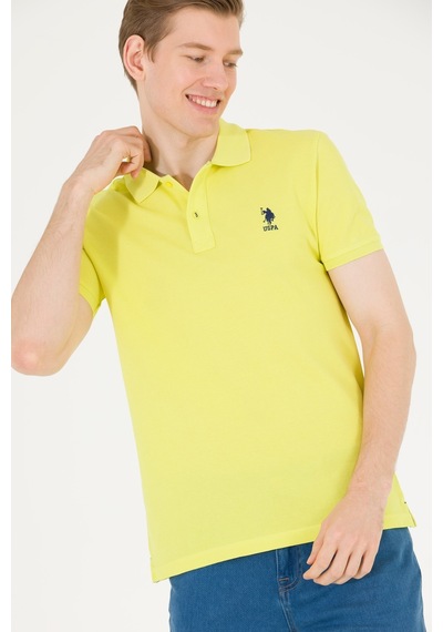 U.S. Polo Assn. Erkek Citron Basic Tişört 50263238-Vr168 Yeşil