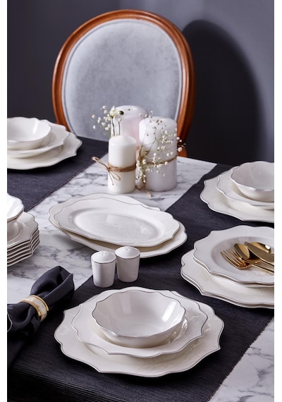 Neva N3243 Yasmin Romantik 28 Parça 6 Kişilik Yemek Takımı