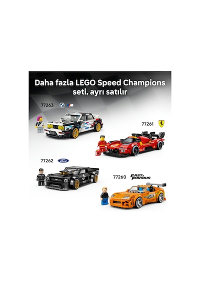 LEGO® Speed Champions Jaguar Project 7 ve Land Rover Defender 77264 - 10+ Yaş için Minifigür İçeren Oyuncak Yapım Seti (740 Parça)