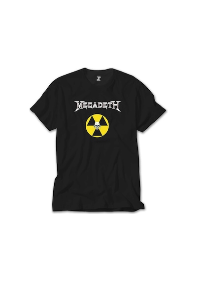 Megadeth Nuclear Radioactive Siyah Tişört Siyah
