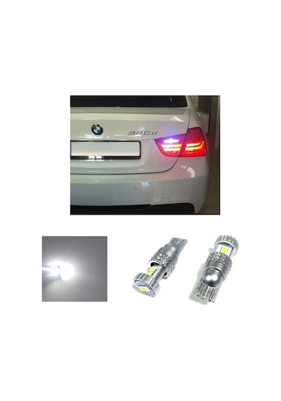 Megamarket06 Bmw E90 Uyumlu Lcı Led Geri Vites Lambası Ampulü W16w T15 Ph7028