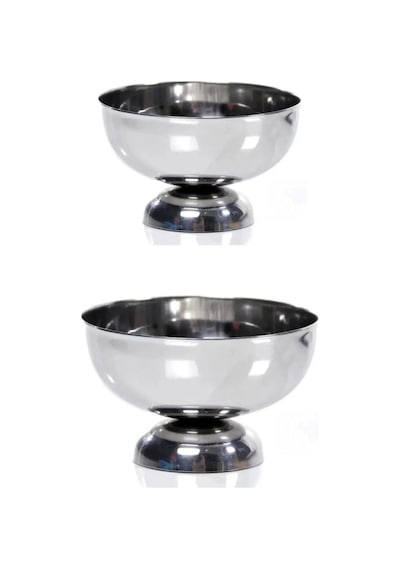 Çelik Pilav Ve Helva Kalıbı, Yuvarlak, 2'li Set, Büyük 11 Cm Ve Orta 9.5 Cm