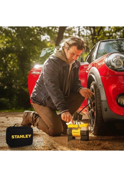 Stanley Sxıf0001 12volt 150 Psı Dijital Basınç Göstergeli Lastik Şişirme Pompası + Led Lamba