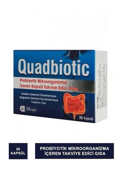 Quadbiotic Probiyotik 20 Kapsül