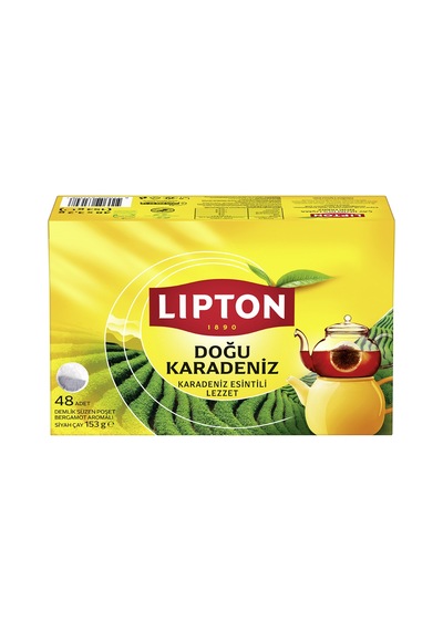 Lipton Doğu Karadeniz Demlik Poşet Çay 48'li 153 G - 8 Adet Tarı