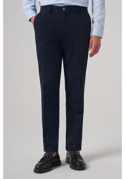Morven Erkek Lacivert Pamuk Trend Dynamic Fit Chino Pantolon 26ks003004200 Lacivert