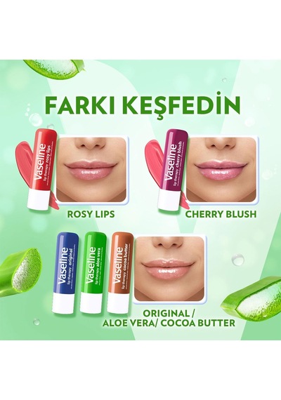Lip Therapy Dudak Bakım Kremi Aloe Vera 4.8 Gr