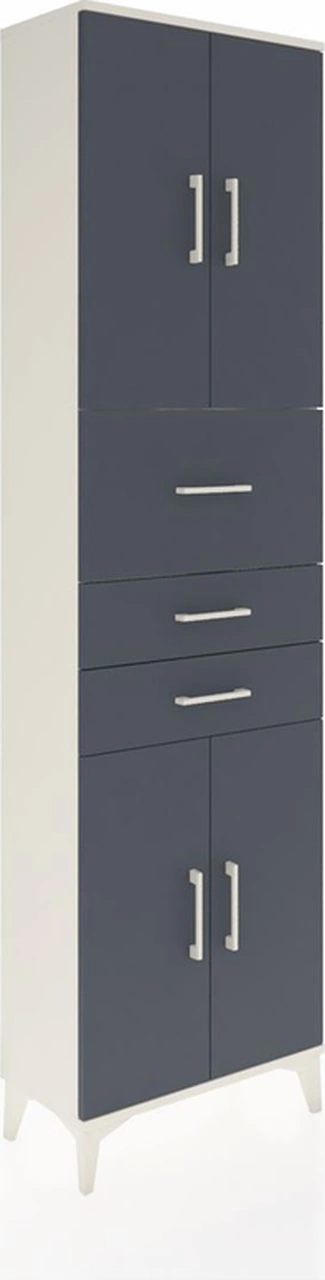 Arges Dolap 3 Raflı 3 Çekmeceli 4 Kapaklı 60x30x221 Aytaşı-an... Aytaşı