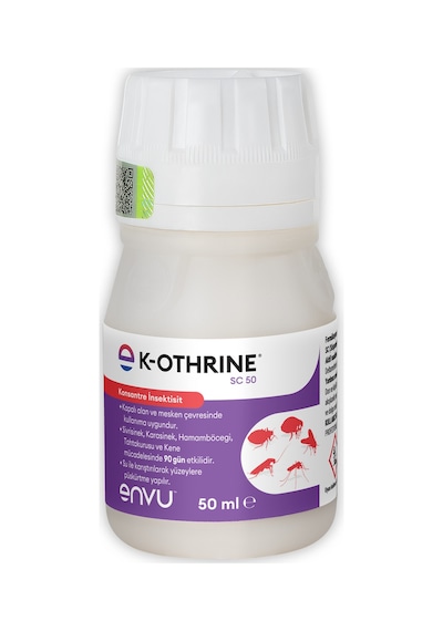 K-othrine Sc 50 En İyi Haşere Böcek Tahtakurusu Sinek Kene İlacı Kokusuz Zararsız Skt 2028