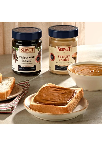 Servet Tahini 300g + Keçiboynuzu Pekmezi 400g