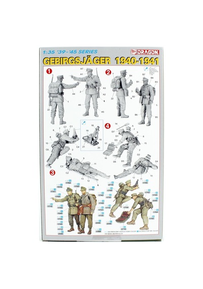 1/35 Dağ Komandoları 1940/41 Maketi, Dragon 6345