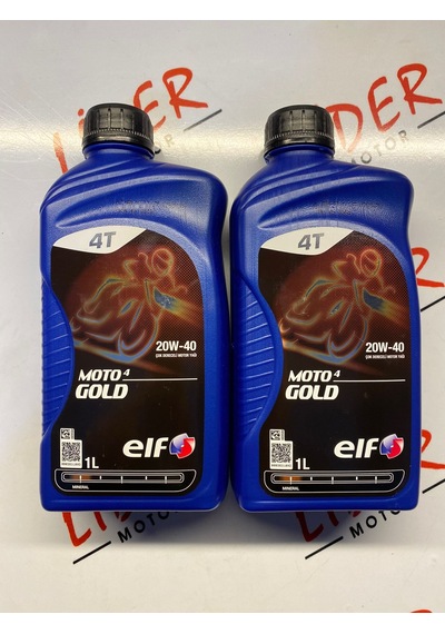 Elf Moto Gold 4t 20w-40 Motorsiklet Yağı 1lt 2adet