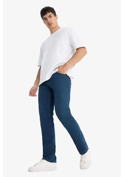 Defacto Sergio Regular Fit Normal Bel Boru Paça Jean Pantolon Y0369az25wnnm83 İndigo-nm83