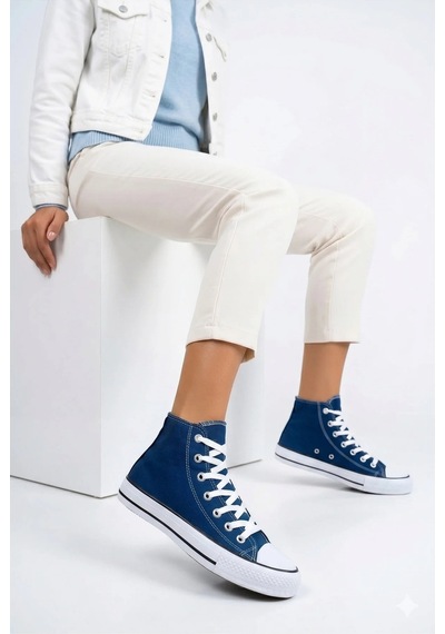 N Moda Unisex Keten Ayakkabı Spor Ayakkabı Günlük Sneakers Uzun Kot