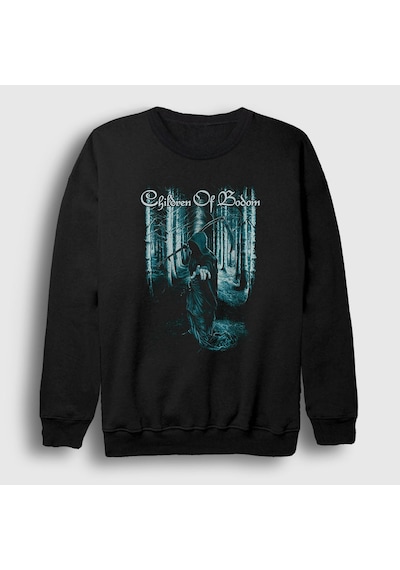 Presmono Unisex Forest Children Of Bodom Sweatshirt Siyah