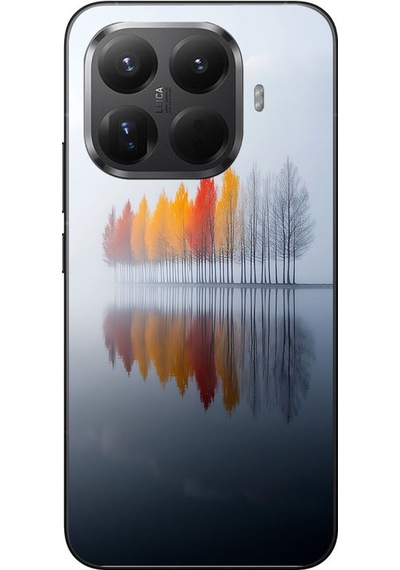 Xiaomi Mi 15t Pro Uyumlu Sonbahar Zamanı Baskılı Silikon Kılıf Renkli