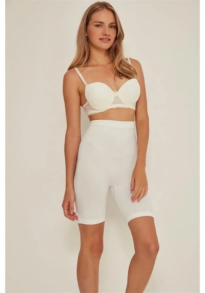 Ang Butik Beyaz Mı 3005 Soft Uzun Paçalı Boxer Korse